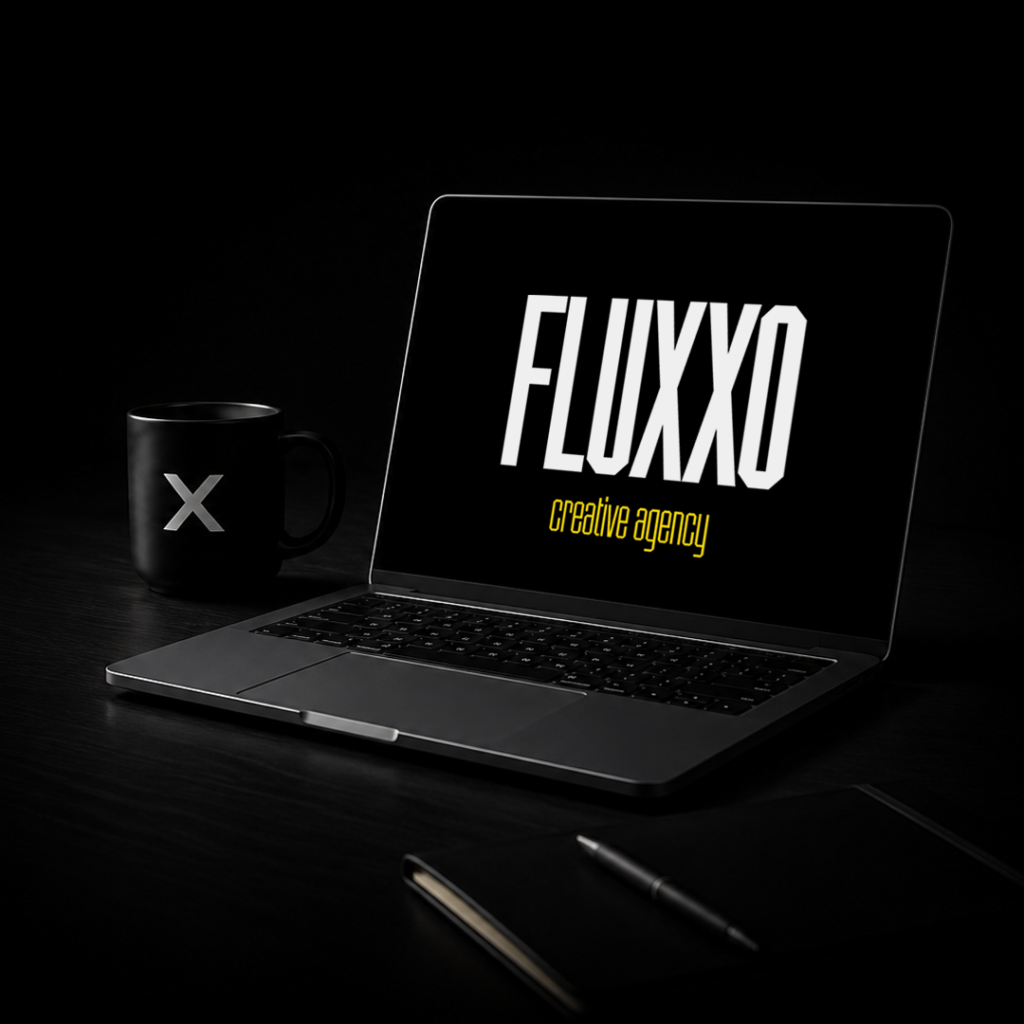 Mockup de site desenvolvido pela Fluxxo